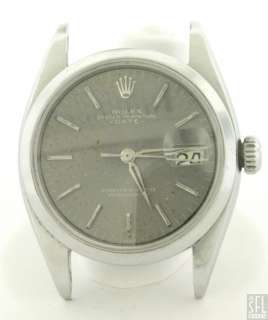   DATE 5700 VINTAGE 1960 SS AUTOMATIC MENS WATCH W/ GRAY DIAL  