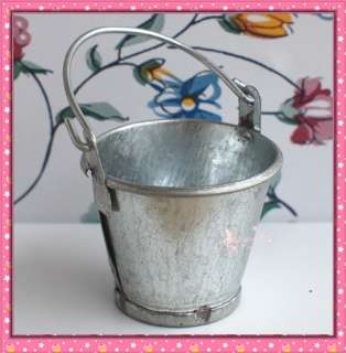 Dollhouse Miniature Kitchen A Metal Tin bucket D44  