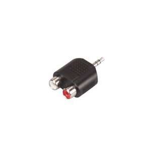  3.5mm Stereo Male to 2 RCA Female Adapter 