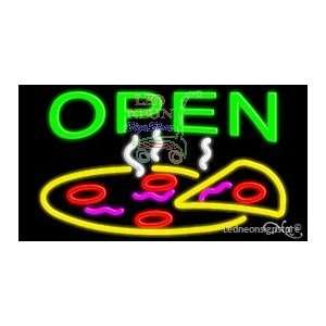  Open Pizza Neon Sign 20 inch tall x 37 inch wide x 3.5 inch 