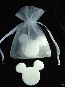 Mickey Disney Soap Favor In Organza Bag Wedding Shower  