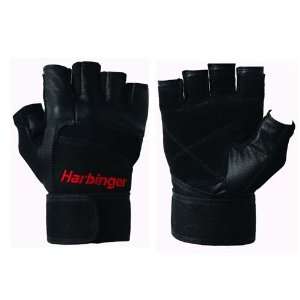  Harbinger Mens Black Pro WristWrap Glove   XL Sports 
