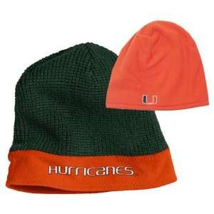   Orange Reversible Players Therma Fit Knit Beanie