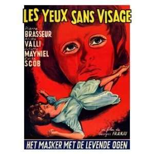  Retro Movie Prints Eyes Without A Face   French Print 