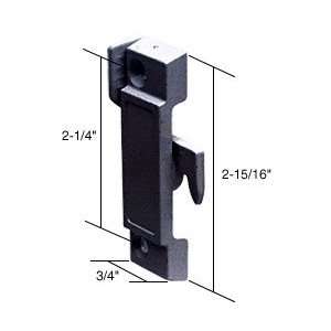 Black Sliding Window Lock; 2 1/4 Screw Holes for Guaranteed Products 