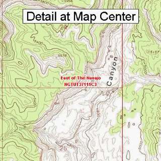   Map   East of The Navajo, Utah (Folded/Waterproof)