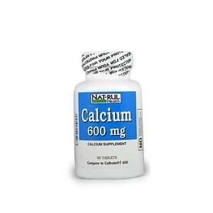  PACK OF 3 EACH NAT CALCIUM 600 60TB PT#94604495263 Health 