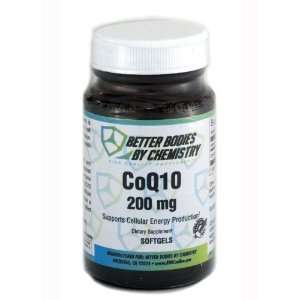  Better Bodies By Chemistry COQ10 200mg Softgels, 60 Count 