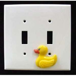  Rubber Ducky Duck Double Switchplate Switch Plate Cover 