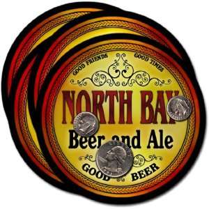 North Bay , WI Beer & Ale Coasters   4pk