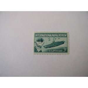 Single 1957 3 Cents US Postage Stamp, S#1091, International Naval 