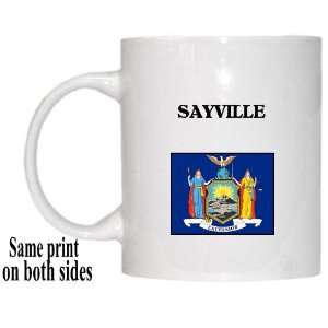    US State Flag   SAYVILLE, New York (NY) Mug 