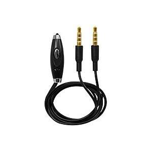   Stereo Audio Cable With Built In Microphone & on/off Switch Cell