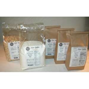 New Grains Gluten Free Bakers Pack w GF All Purpose Flour, Certified 