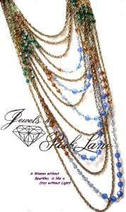 Park Lane PICCADILY NECKLACE Rainbow Peacock NEW $243  