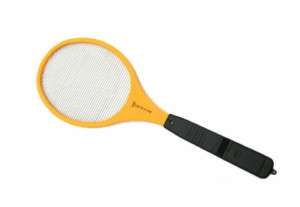 Electric Fly Bug Swatter Paddle Zapper Tennis Racket  