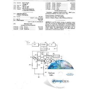  NEW Patent CD for LIMITER CIRCUIT 