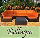   TROPICAL OUTDOOR WICKER SECTIONAL SOFA SET PATIO FURNITURE COLORS
