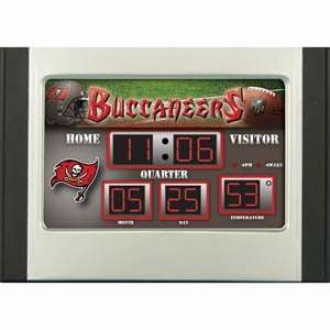   Tampa Bay Buccaneers Scoreboard Desk & Alarm Clock