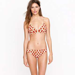 Poppy triangle top   patterns & prints   Womens swim   J.Crew