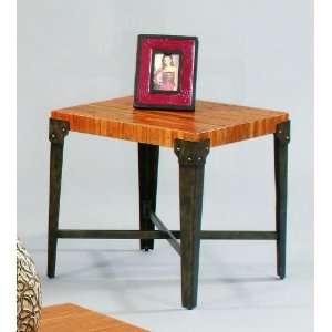  Rectangular End Table by Bassett Mirror Company   Gunmetal 