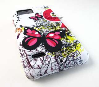   BUTTERFLY HARD CASE COVER FOR MOTOROLA DROID BIONIC PHONE ACCESSORY