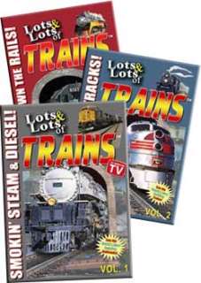 Lots & Lots of Trains 3 DVD Set   1,2,3 Diesel Steam  
