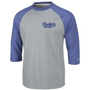 Brooklyn Dodgers Cooperstown 3/4 Sleeve Raglan Jersey Crew Shirt 