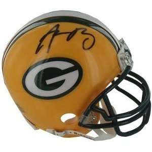 Aaron Rodgers Autographed/Hand Signed Green Bay Packers Replica Mini 