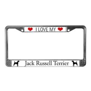   Terrier Pets License Plate Frame by 