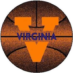  Virginia Basketball Rug 4 Round