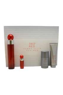 360 Red by Perry Ellis 4 Pc Gift Set 844061000216  