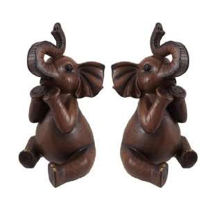  Adorable Happy Clapping Elephant Bookends Lucky
