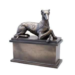 Ukm Gifts Art Nouveau Bronze Royal Dog Jewellery Trinket Box  