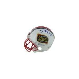   SB 38 MVP TS Auth)   Autographed NFL Mini Helmets