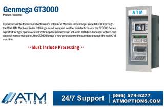 Genmega GT3000 Series ATM Machine  