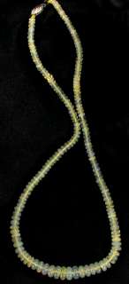 AUSTRALIAN CRYSTAL OPAL RONDELLE Beads 3.8 8.3mm NECKLACE~  