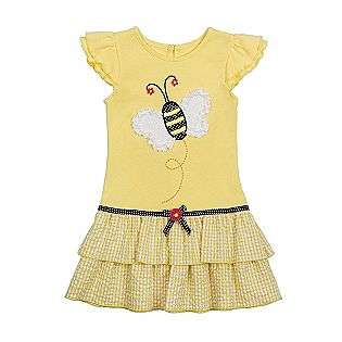 Girls Drop Waist Dress Bumble Bee  Youngland Baby Baby & Toddler 