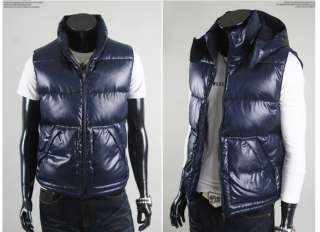 New Mens Fashion Designed Hoodies Vest Waistcoat 3 Color 4 Size Z210 