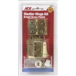 Ace 01 3830 120 Shutter Hinge Kit Bright Brass 