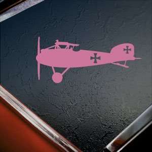  Albatros D3 WWI German Biplane Pink Decal Window Pink 