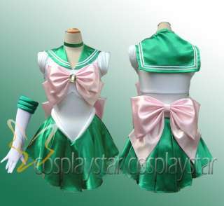Sailor Moon Sailor Jupiter Makoto Kino Cosplay Costume With Tiara 