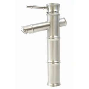 Bamboo Design Single Hole Bathroom Vessel Sink Faucet   4 x 11 Inch 