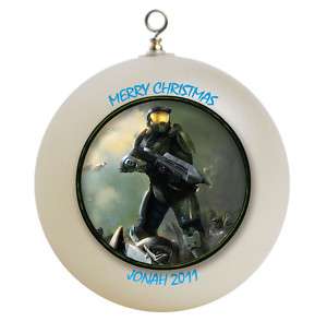 Personalized Halo Master Chief Christmas Ornament Gift  