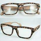 New Eyeglass Eyewear Scrub Lens Vintage Leopard Frame Spectacle 