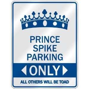   PRINCE SPIKE PARKING ONLY  PARKING SIGN NAME