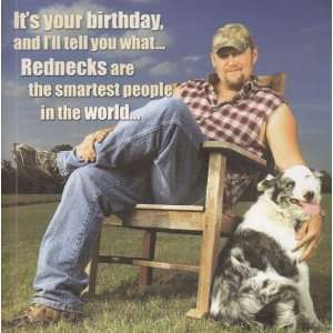  Greeting Card Birthday Card with Sound Larry the Cable Guy 
