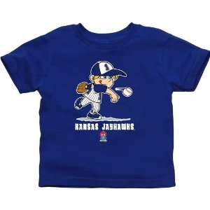   Jayhawks Infant Boys Baseball T Shirt   Royal Blue