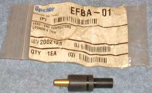 ELECTROFUSION LEAD END CONNECTOR EFBA 01 UPONOR HDPE BUTT FUSION