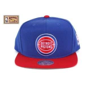 Detroit Pistons Logo Snapback Cap by Michell & Ness  